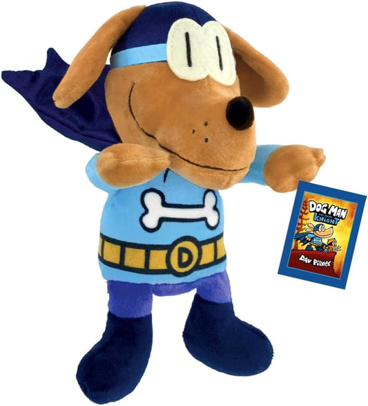 Dog Man Bark Knight Plush Toy, 9-Inch, from Dav Pilkey'S Dog Man Book Series